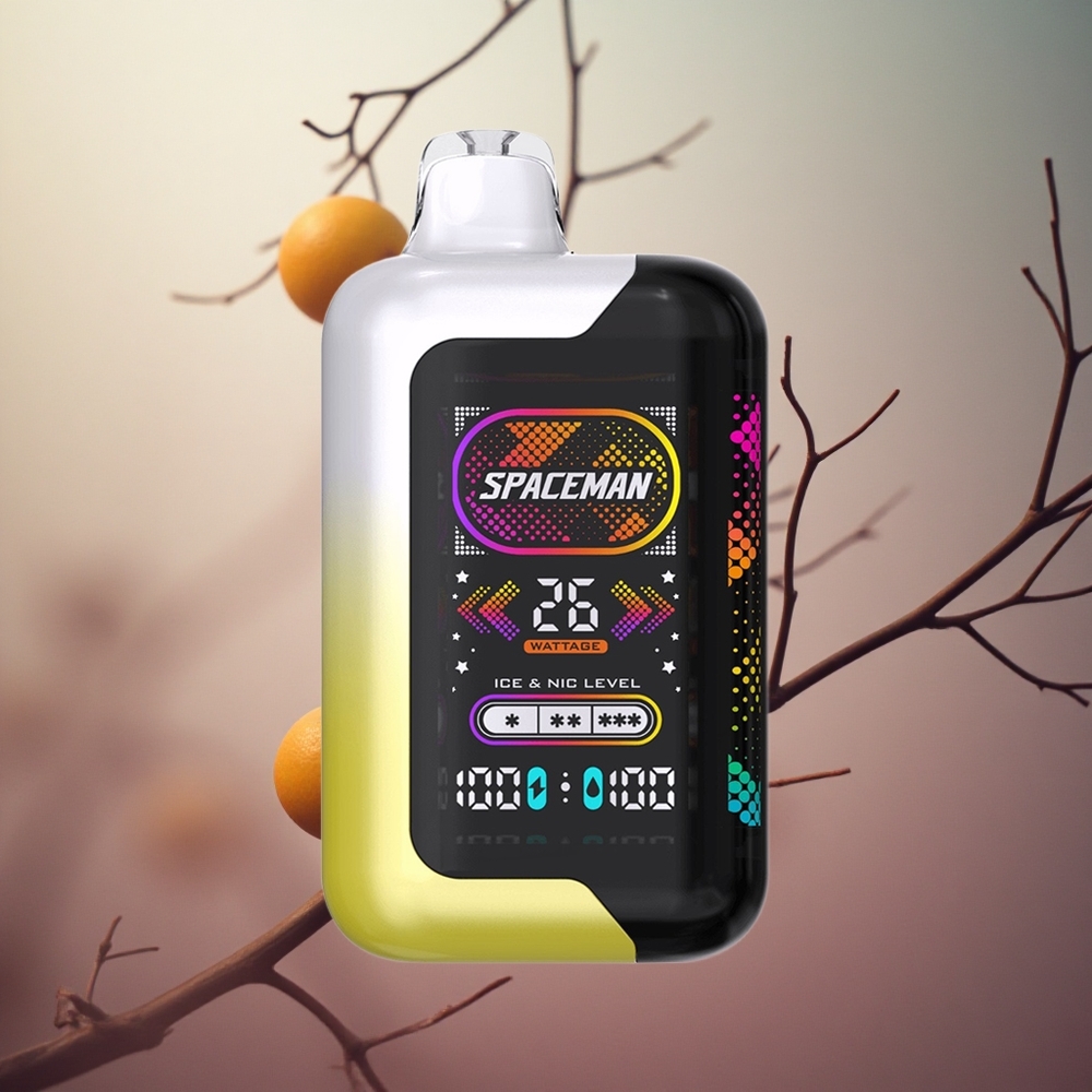 Citrinų Pop SMOK SPACEMAN SP40000 40000 Traukų 20ml Lithuania vape