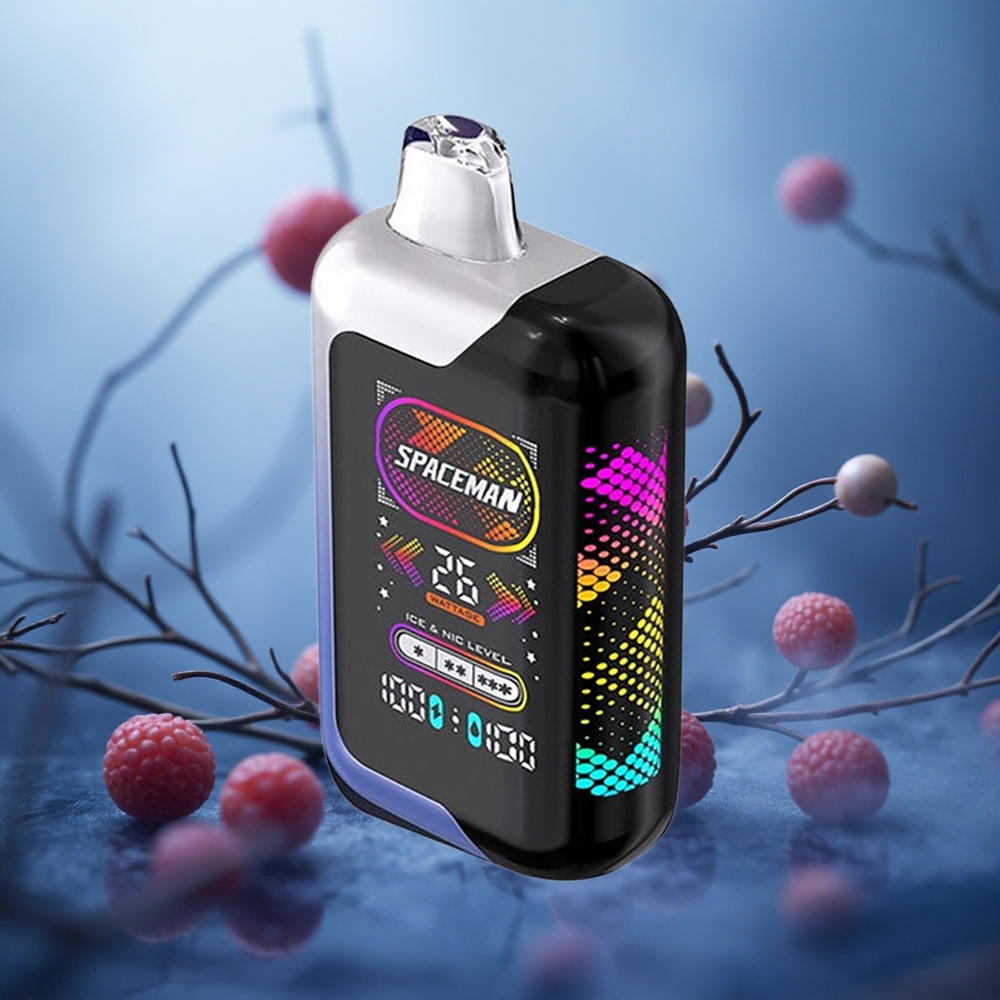 Mėlynųjų vyšnių ledas SMOK SPACEMAN SP40000 40000 užtraukimų Lithuania vape