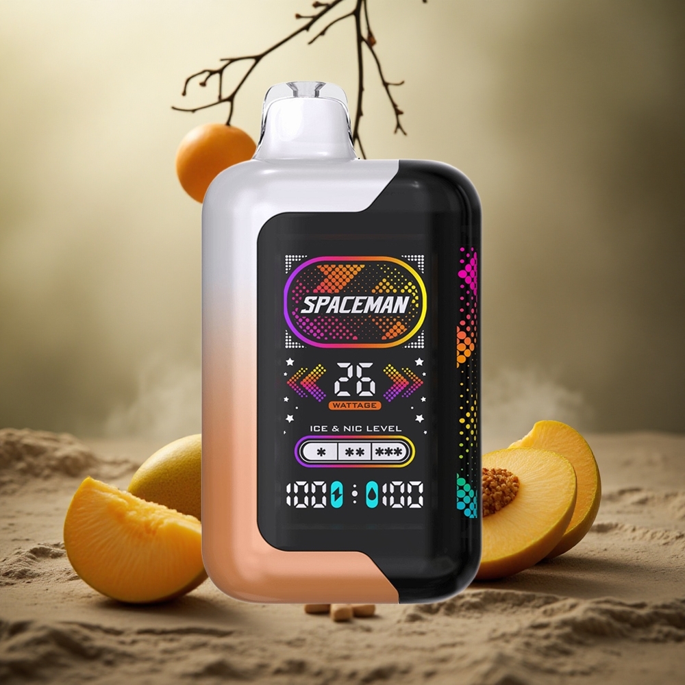 Rūgščios Mango Medaus Melionas SMOK SPACEMAN SP40000 40000 Puffų Type-C Lietuva vape