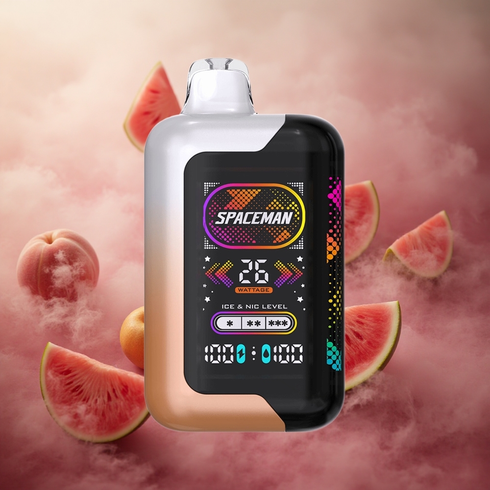 Sultingoji Persikas Arbūzas SMOK SPACEMAN SP40000 40000 Pūkų Lithuania vape
