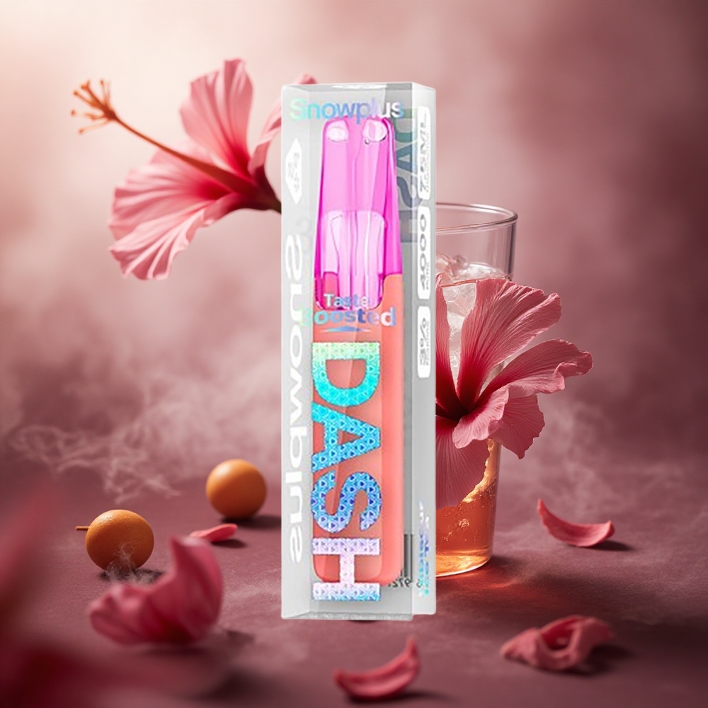 Hibiskų Ledų Arbata Snowplus Dash 4000 Puffs 7.5 ml Lithuania vape