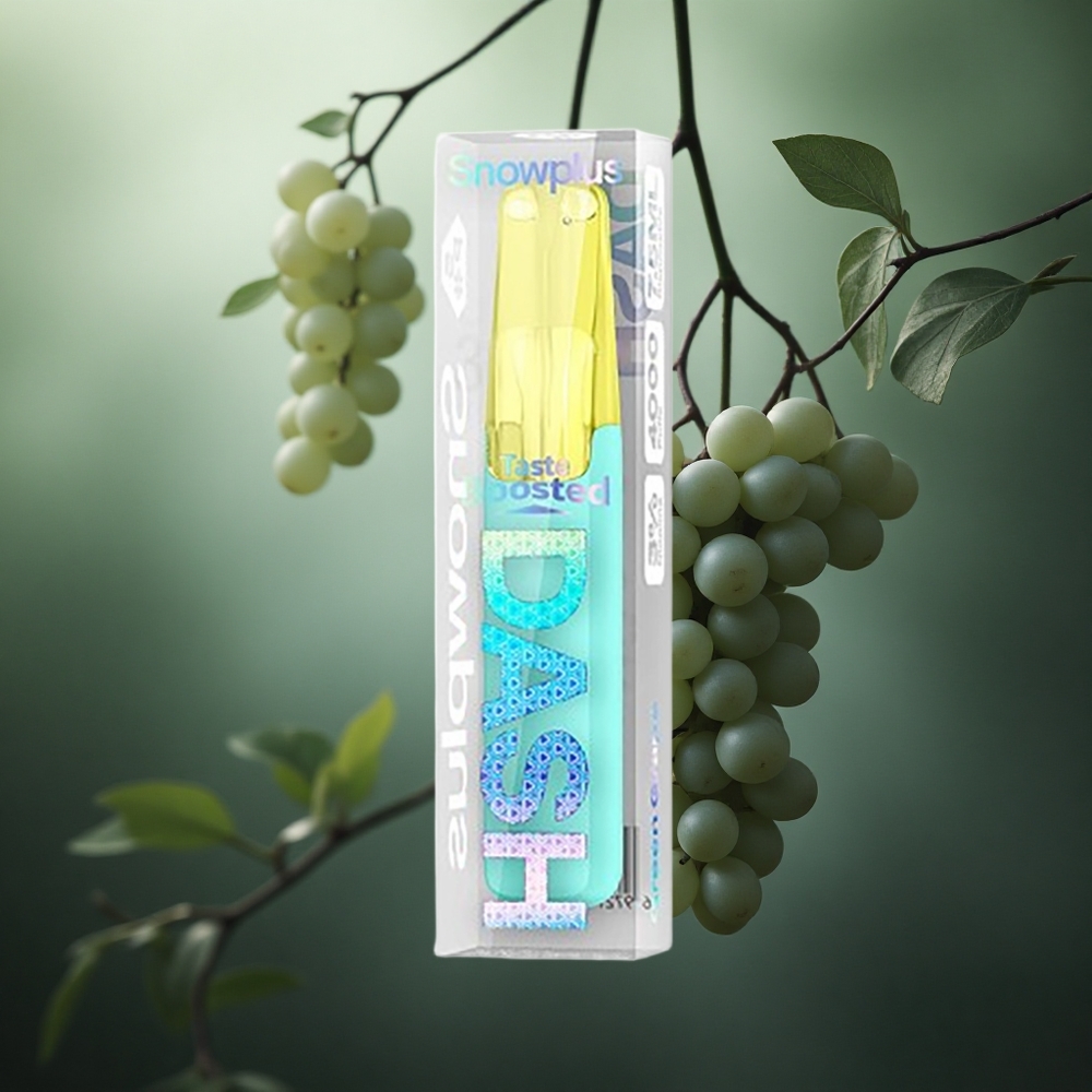 Žaliosios Vynuogės Snowplus Dash 4000 Puffs Keraminis 7,5 ml Lithuania vape