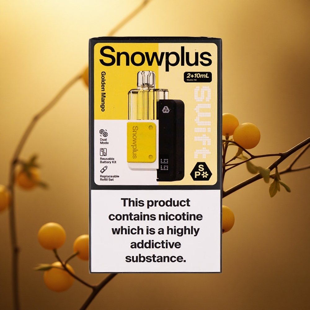 Auksinės Mangos skonio Snowplus Swift 5000 Puffs 1000 mAh Lithuania vape