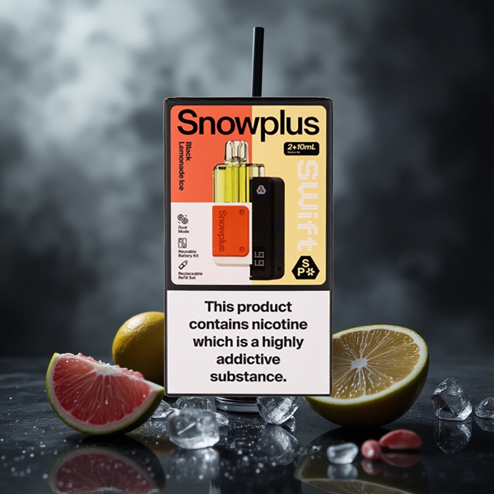 Juodasis Limonadas Ledas Snowplus Swift 5000 Puffs 1000 mAh Lithuania vape