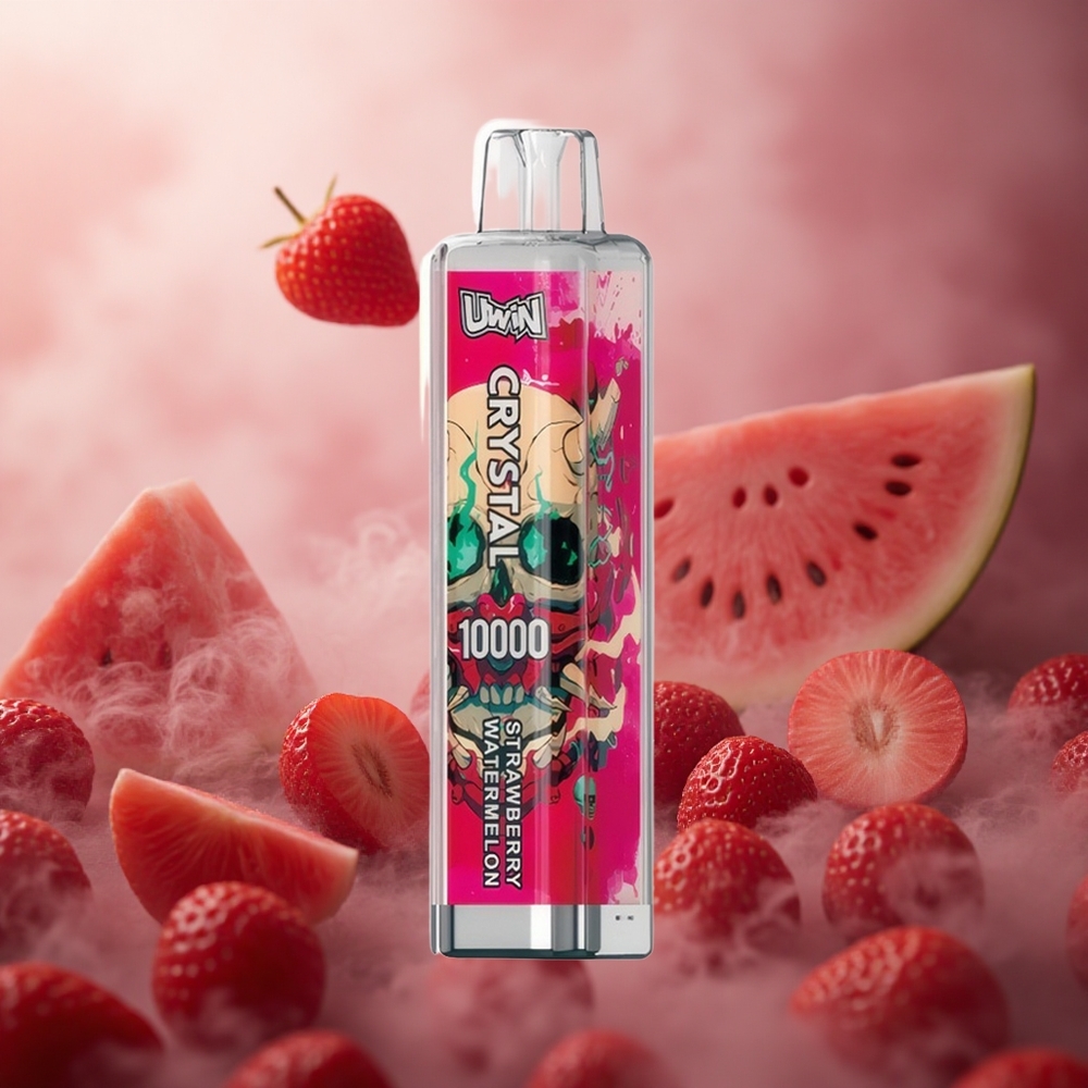 Braškių ir Arbūzų UWIN Crystal 10000 Puffs 18ml Lithuania vape