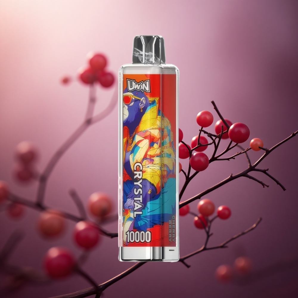 Vyšnių-Uogų UWIN Crystal 10000 Puffs RGB Lithuania vape