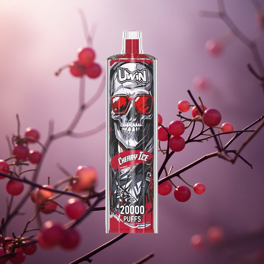Vyšnių ledas Uwin Shisha Hookah Crystal 20000 Puffs 22ml Lithuania vape