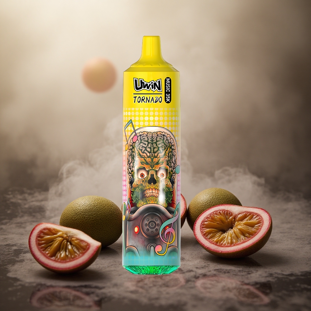 Kivių Pasifl. Gvaj. Uwin Tornado 35K Music 35000 užp. Lithuania vape