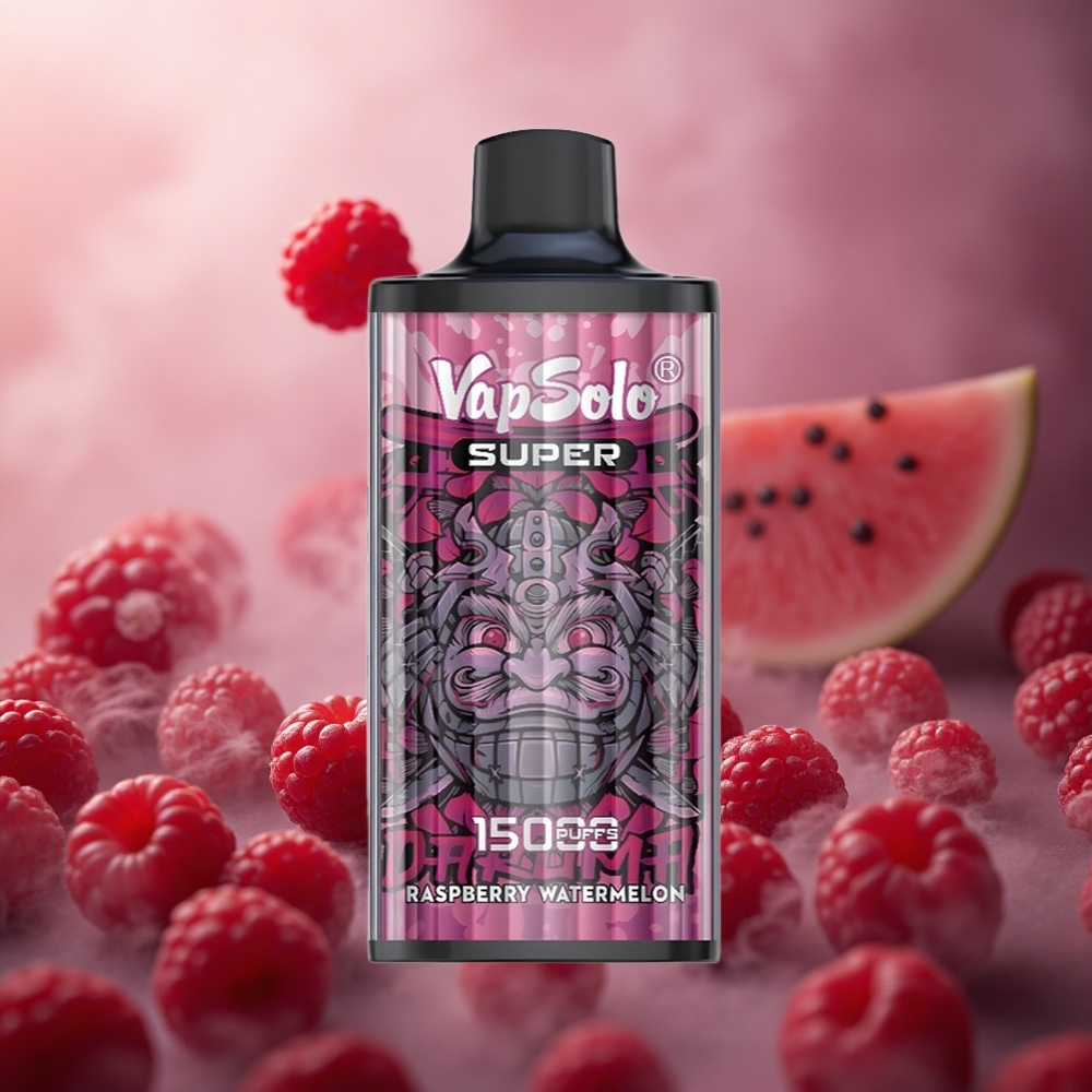 Avietės Arbūzas Vapsolo Super 15000 Puffs 40ml Lithuania vape
