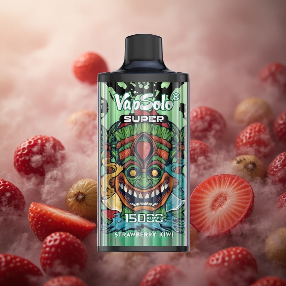 Braškių-Kivi Vapsolo Super 15000 Puffs 40ml Lithuania vape
