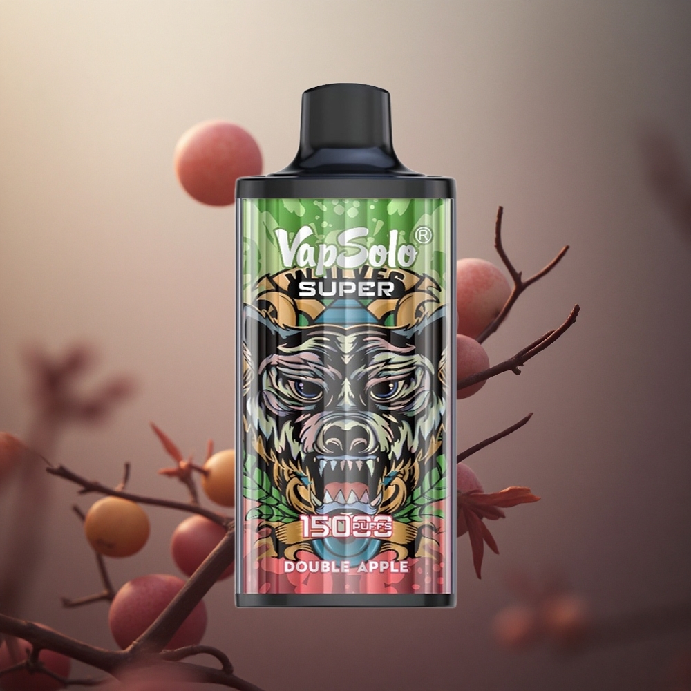 Dvigubas obuolys Vapsolo Super 15000 Puffs 40ml Lithuania vape