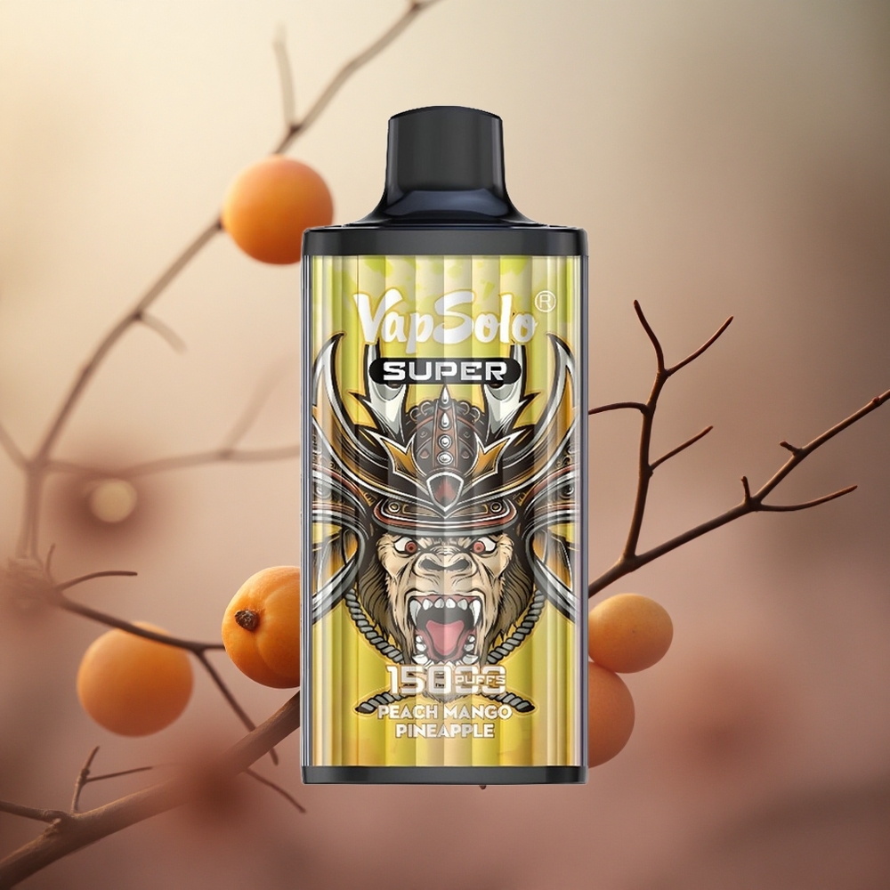 Persikų Mango Ananasų Vapsolo Super 15000 Puffs 40ml Lithuania vape