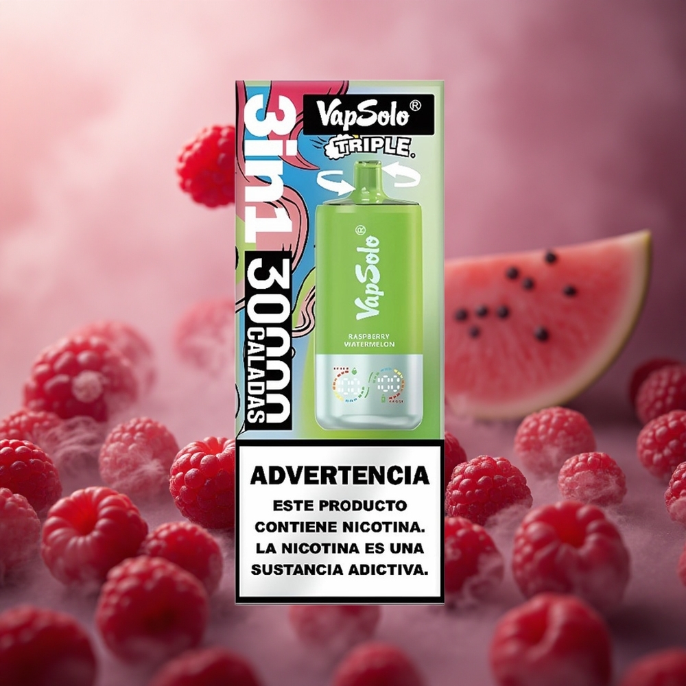 Aviečių Arbūzas VapSolo Triple 30000 Puffs 40ml Lithuania vape