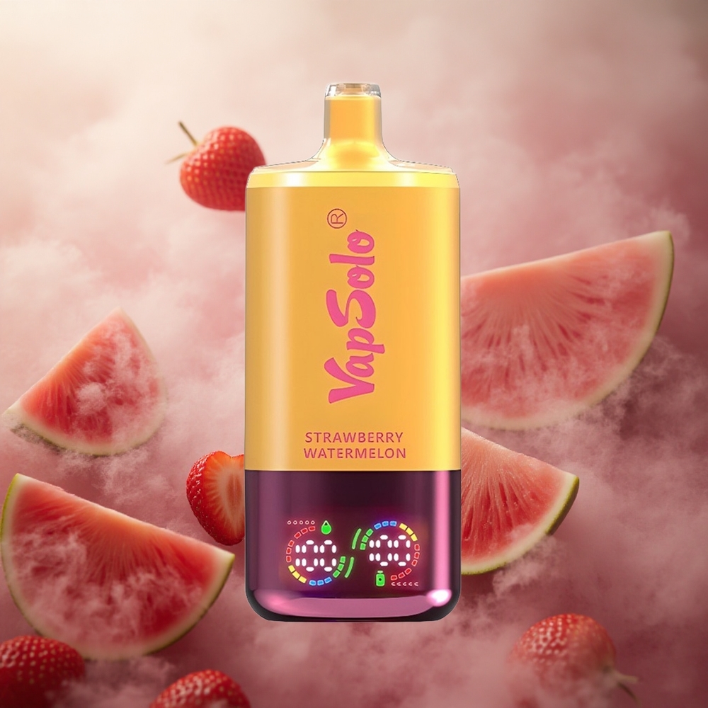Braškių Arbūzas & Citrinų Persikas VapSolo Triple 30000 Puffs 40ml Lithuania vape