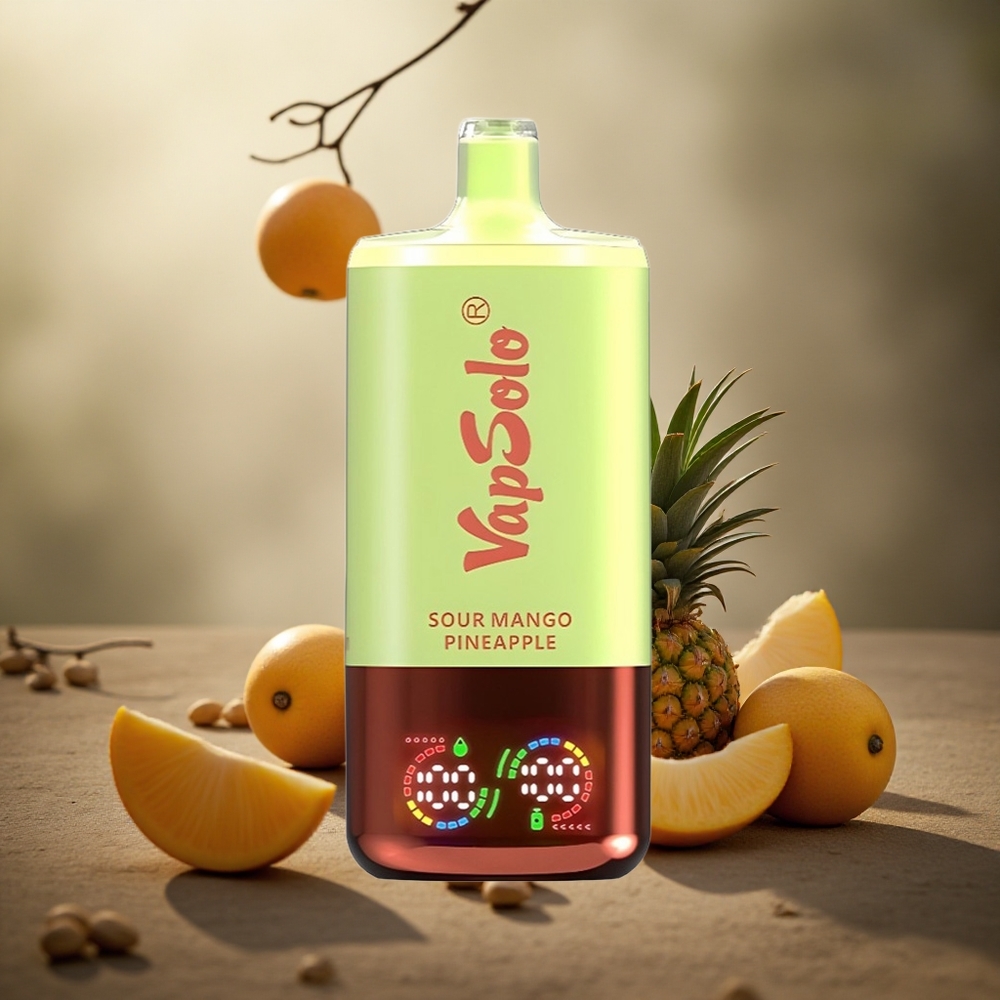 Rūgštus Mango Ananasas VapSolo Triple 30000 Puffs 40ml Lithuania vape