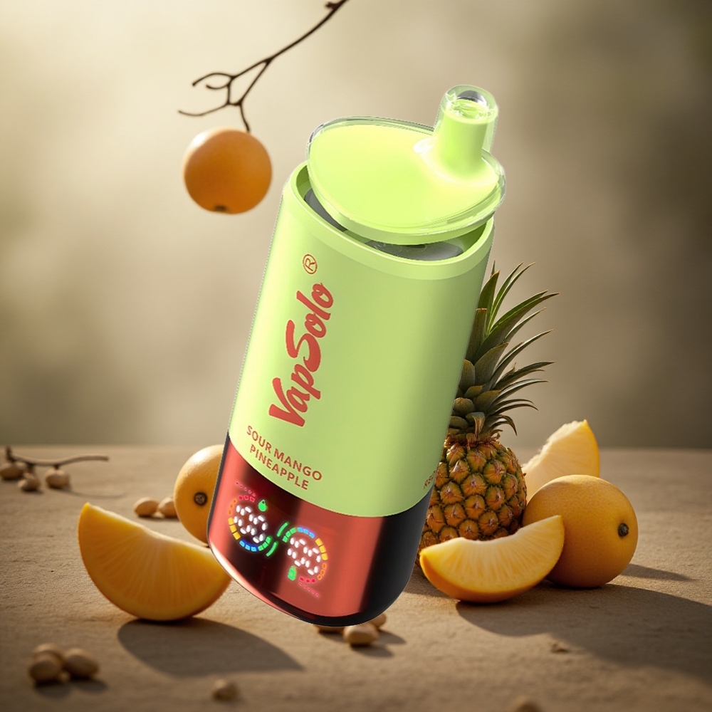 Rūgštus Mango Ananasas VapSolo Triple 30000 Puffs 40ml Lithuania vape