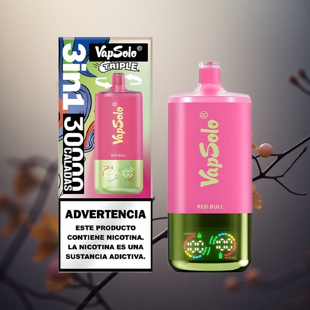 Raudonojo Jautieno Vapsolo Triple 30000 Puffs 40ml Lithuania vape