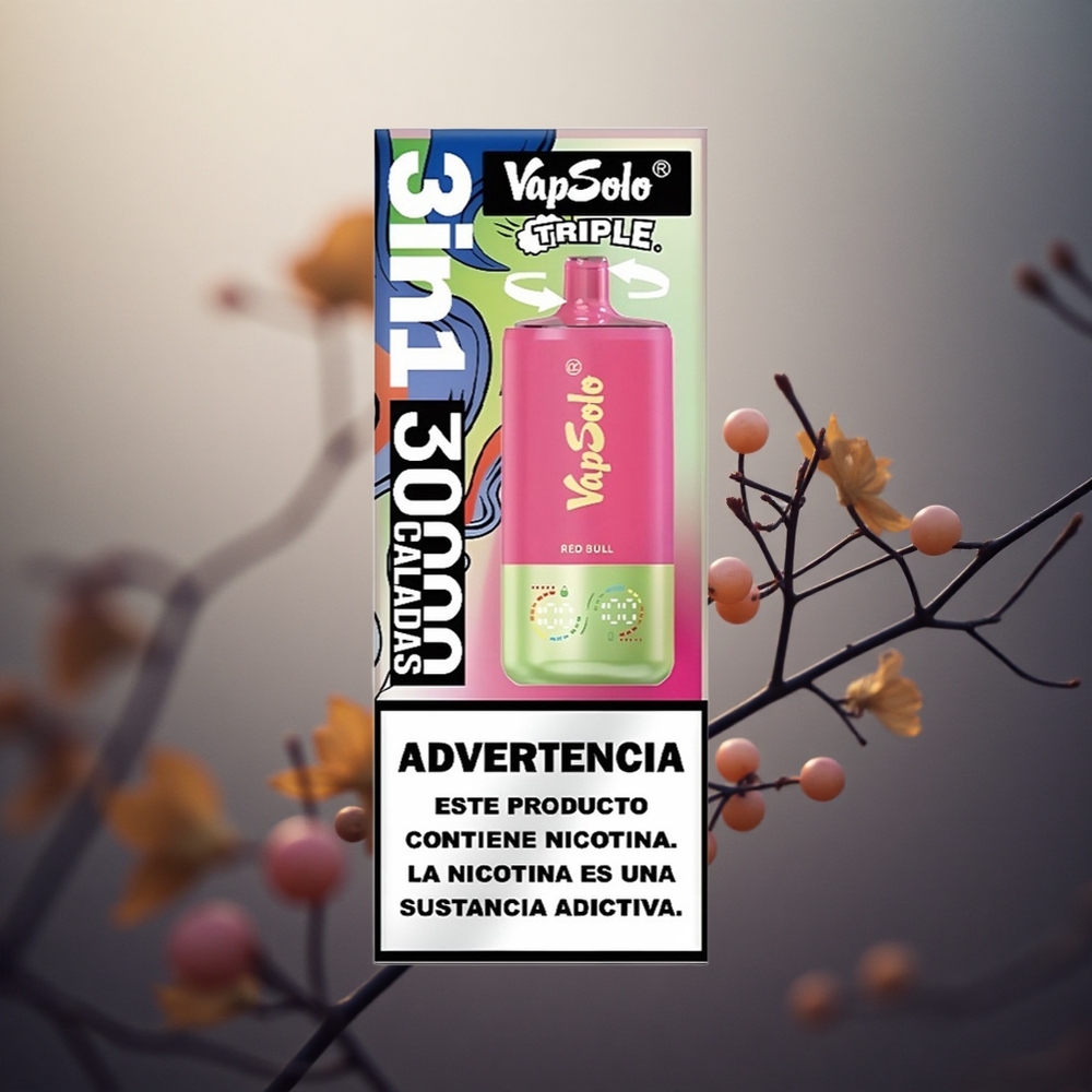 Raudonojo Jautieno Vapsolo Triple 30000 Puffs 40ml Lithuania vape
