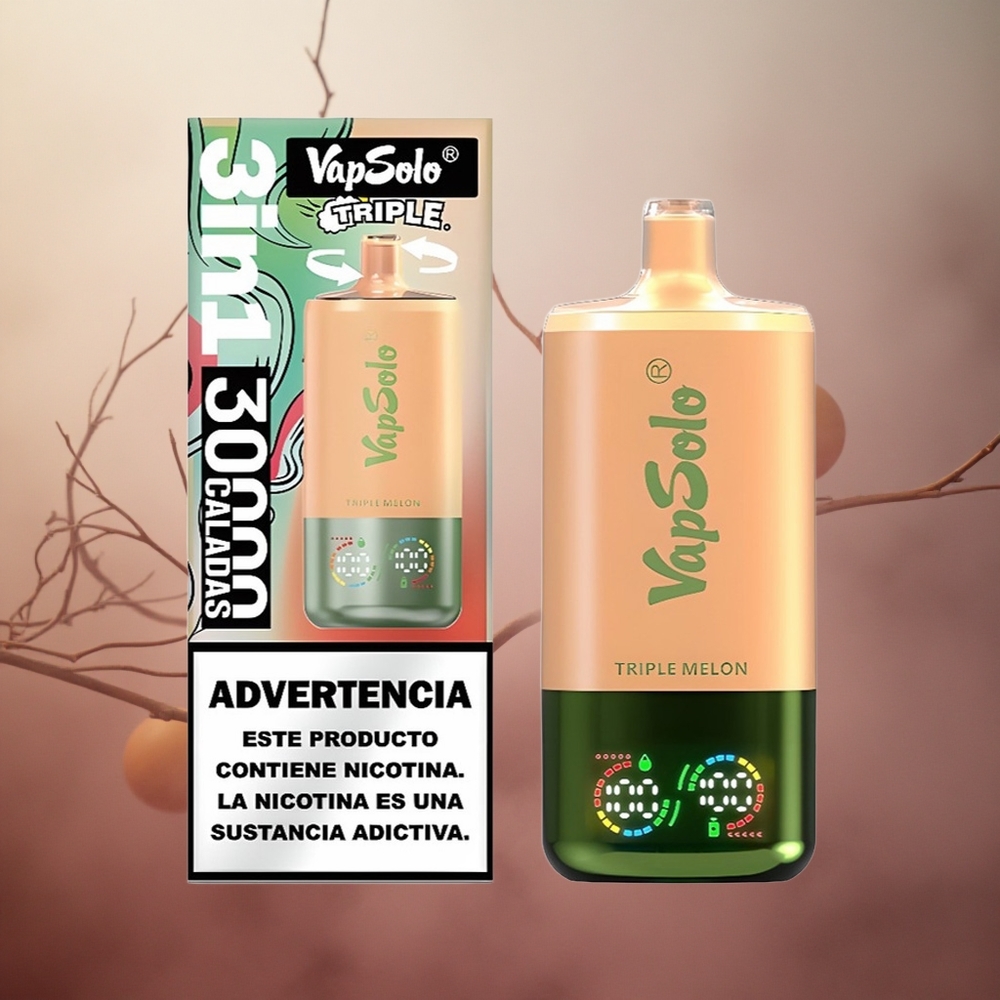 Trys Melionai VapSolo Triple 30000 Puffs 40ml Lithuania vape