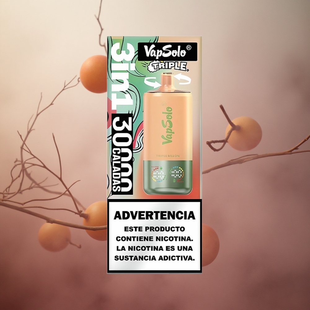 Trys Melionai VapSolo Triple 30000 Puffs 40ml Lithuania vape