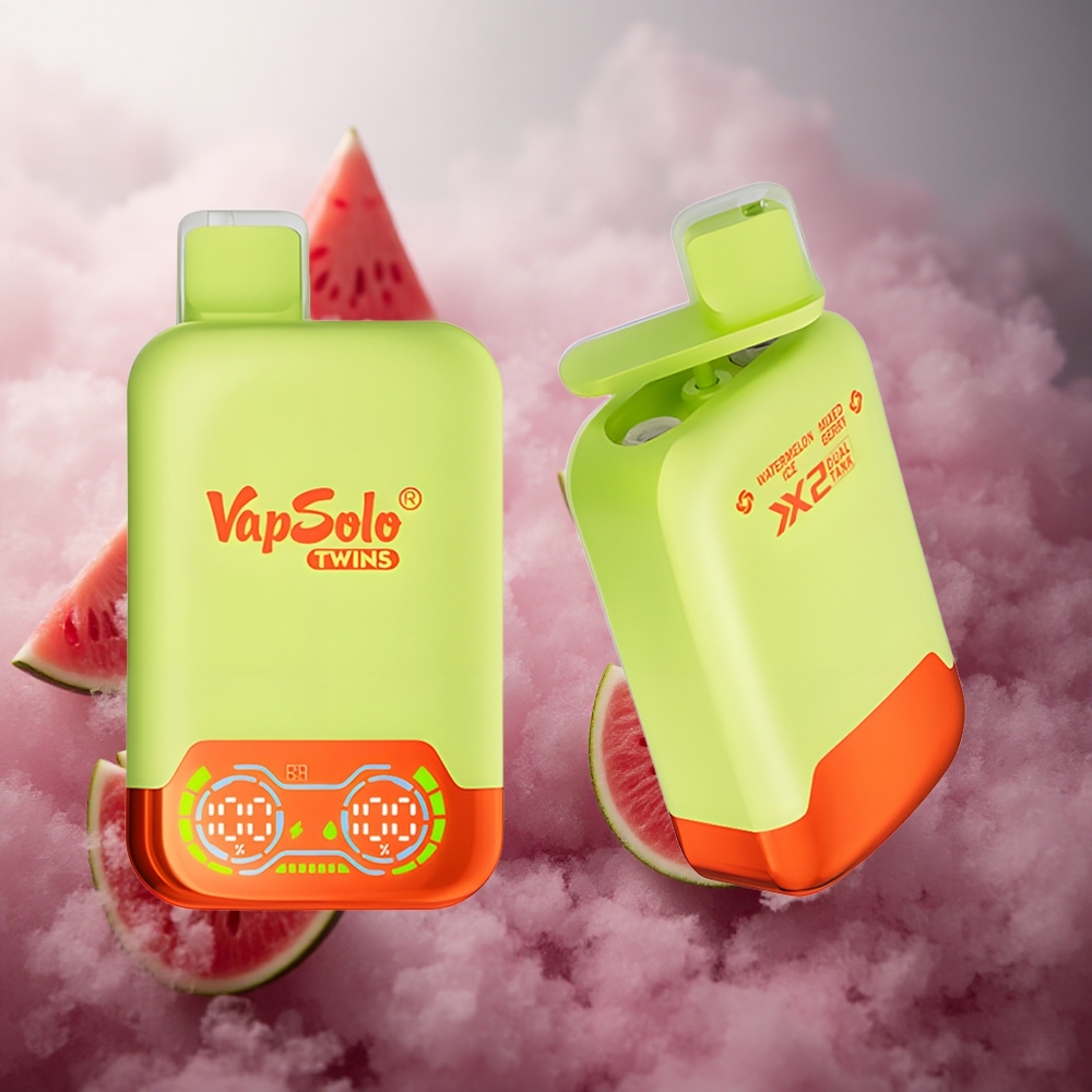 Arbūzo ledas & Mišrios uogos Vapsolo Twins 20000 Puffs 40ml Lithuania vape
