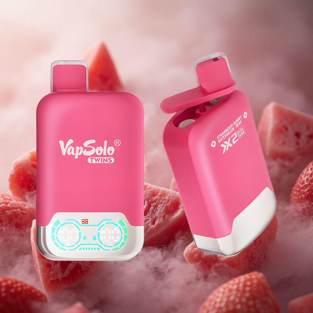 Braškių Arbūzas & Guminukas Vapsolo Twins 20000 Puffs 40ml Lithuania vape