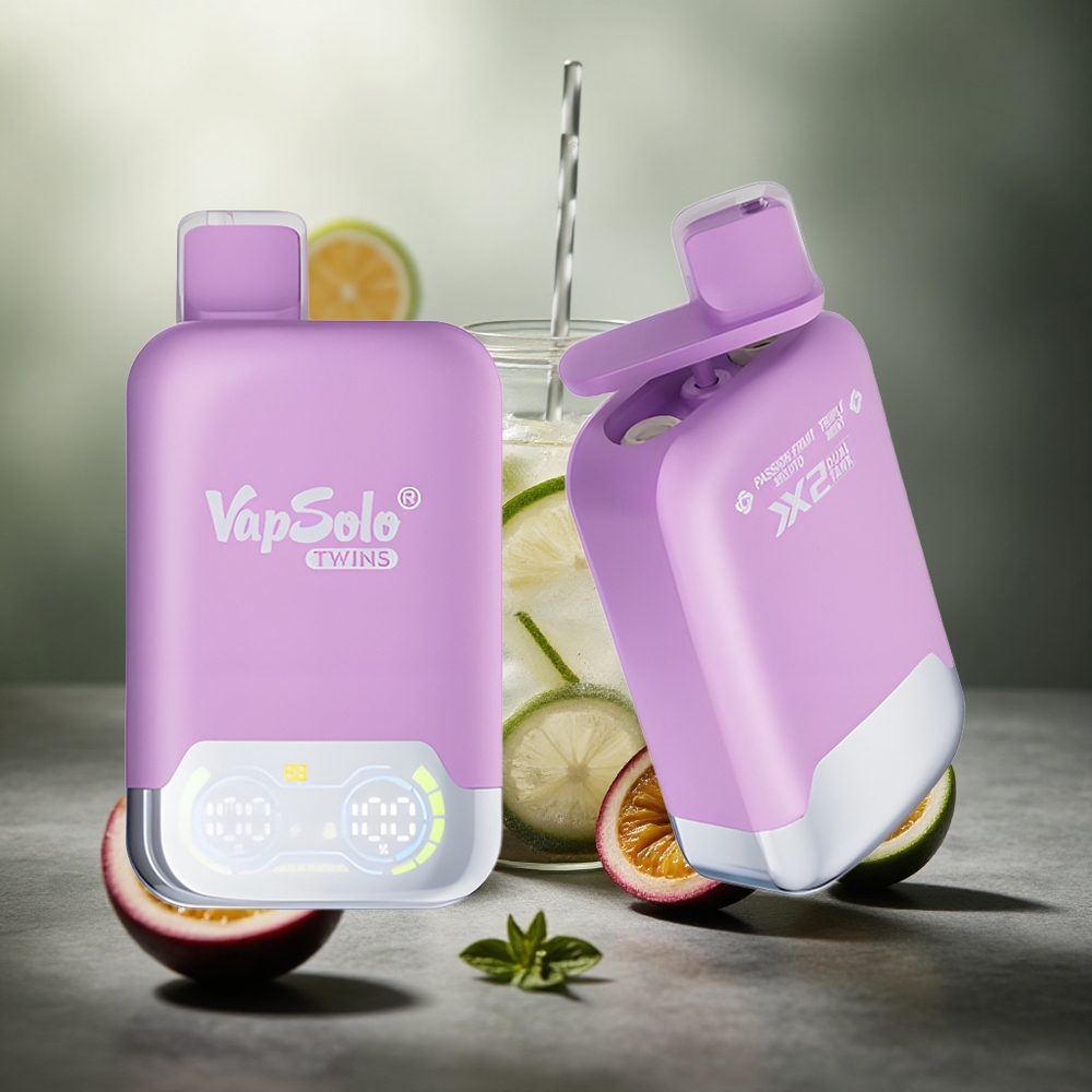 Passion Fruit Mojito & Triple Mint Vapsolo Twins 20000 Puffs 40ml Lithuania vape