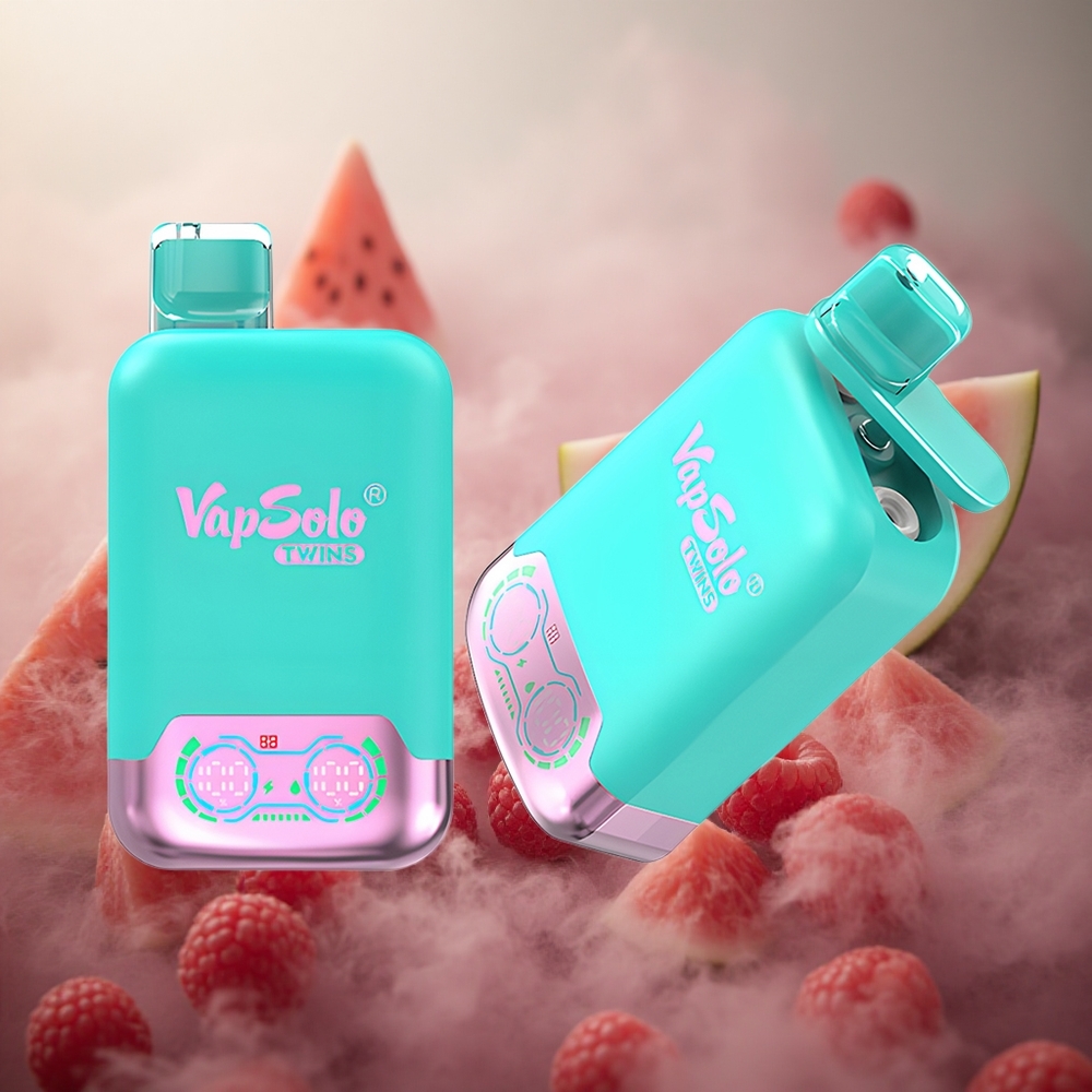 Triplinis Melionas & Avietinis Arbūzas Vapsolo Twins 20000 Puffs 40ml Lithuania vape