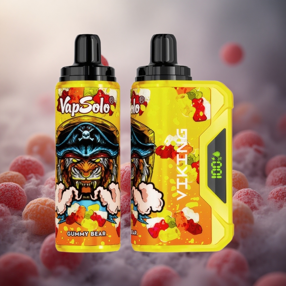 Bandelių meškiukas VapSolo VIKING 12000 Puffs 22ml Lithuania vape