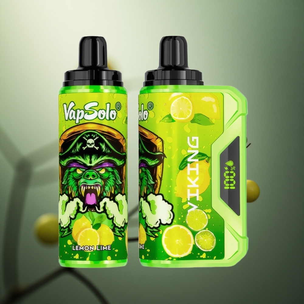 Citrina-Laimas VapSolo VIKING 12000 Puffs 22ml Lithuania vape