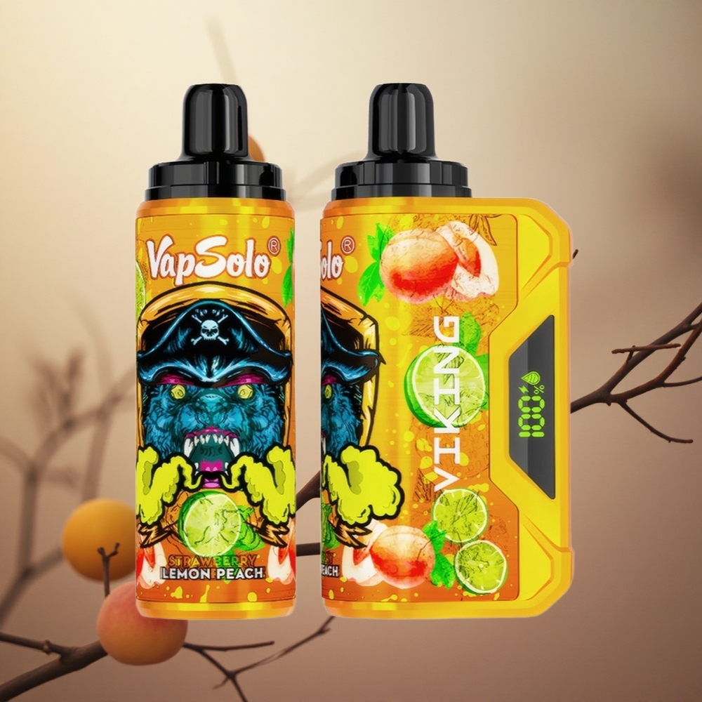 Citrina ir Persikas VapSolo VIKING 12000 Puffs 22ml Lithuania vape