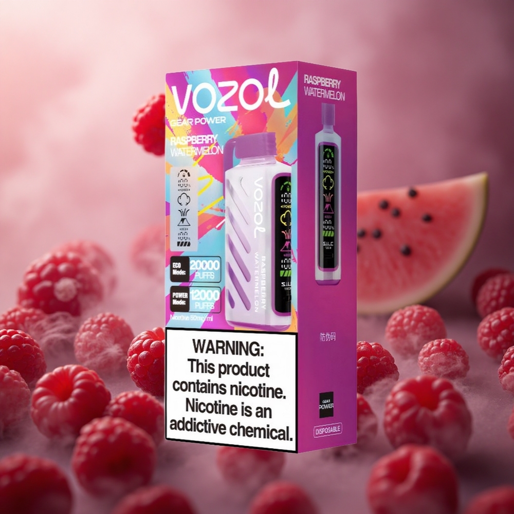 Aviečių Arbūzas VOZOL Gear Power 20000 Puffs Dual Mesh Coil Lithuania vape