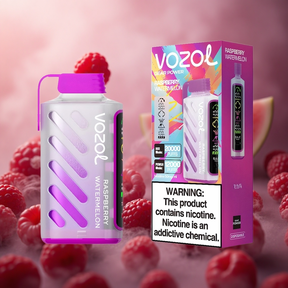 Aviečių Arbūzas VOZOL Gear Power 20000 Puffs Dual Mesh Coil Lithuania vape