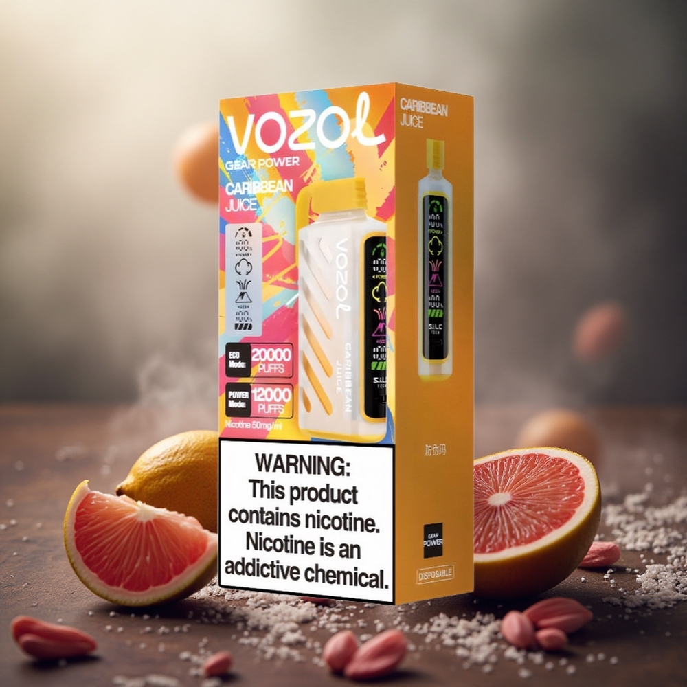 Karibų Sultys VOZOL Gear Power 20000 Puffs Dual Mesh Coil Lithuania vape