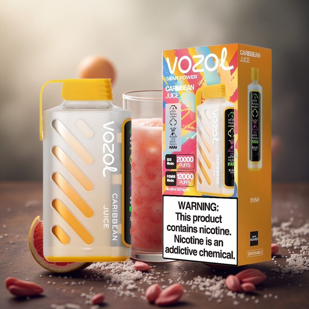 Karibų Sultys VOZOL Gear Power 20000 Puffs Dual Mesh Coil Lithuania vape