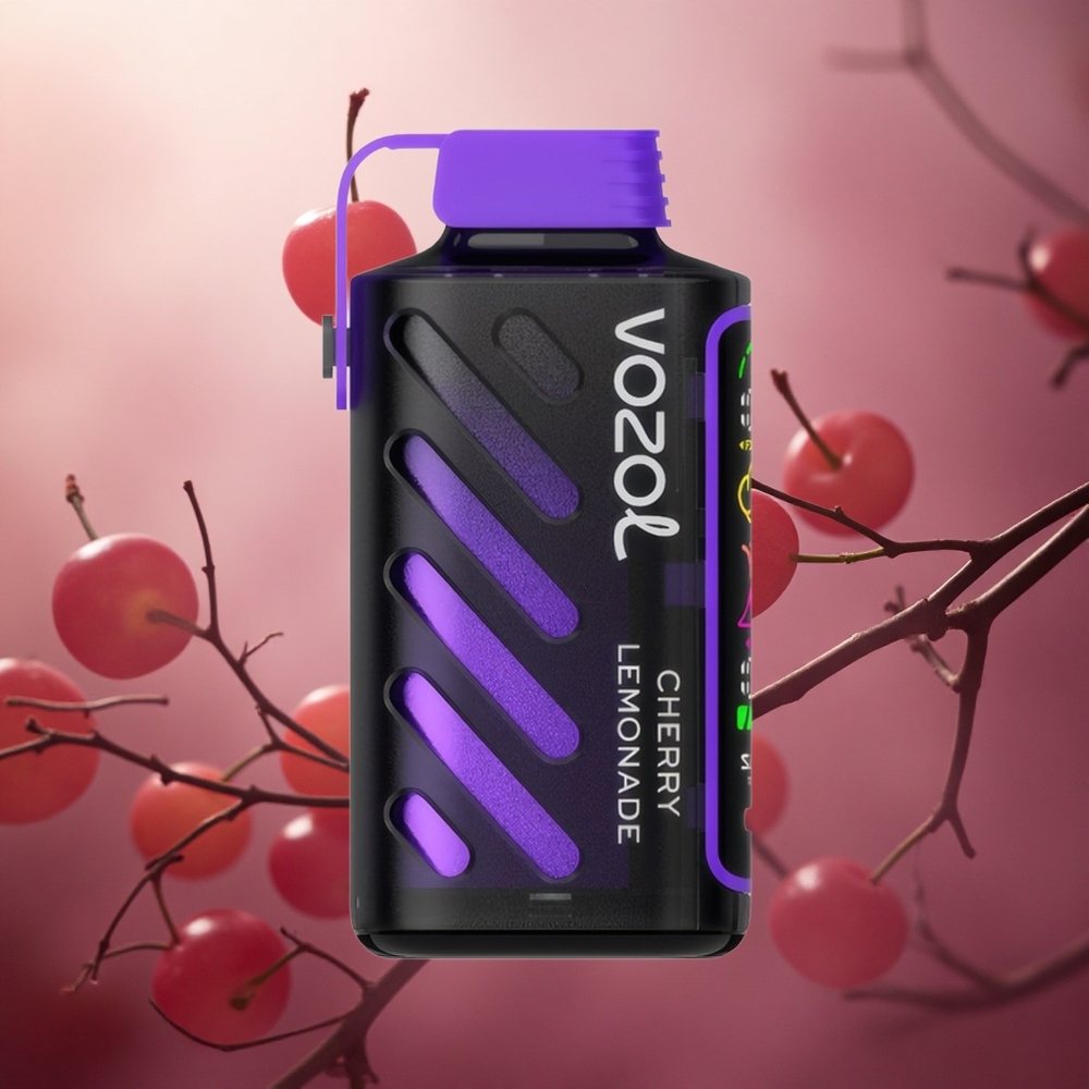 Vyšnių citrinų gėrimas VOZOL Gear Power 20000 Puffs Dual Mesh Coil Lithuania vape