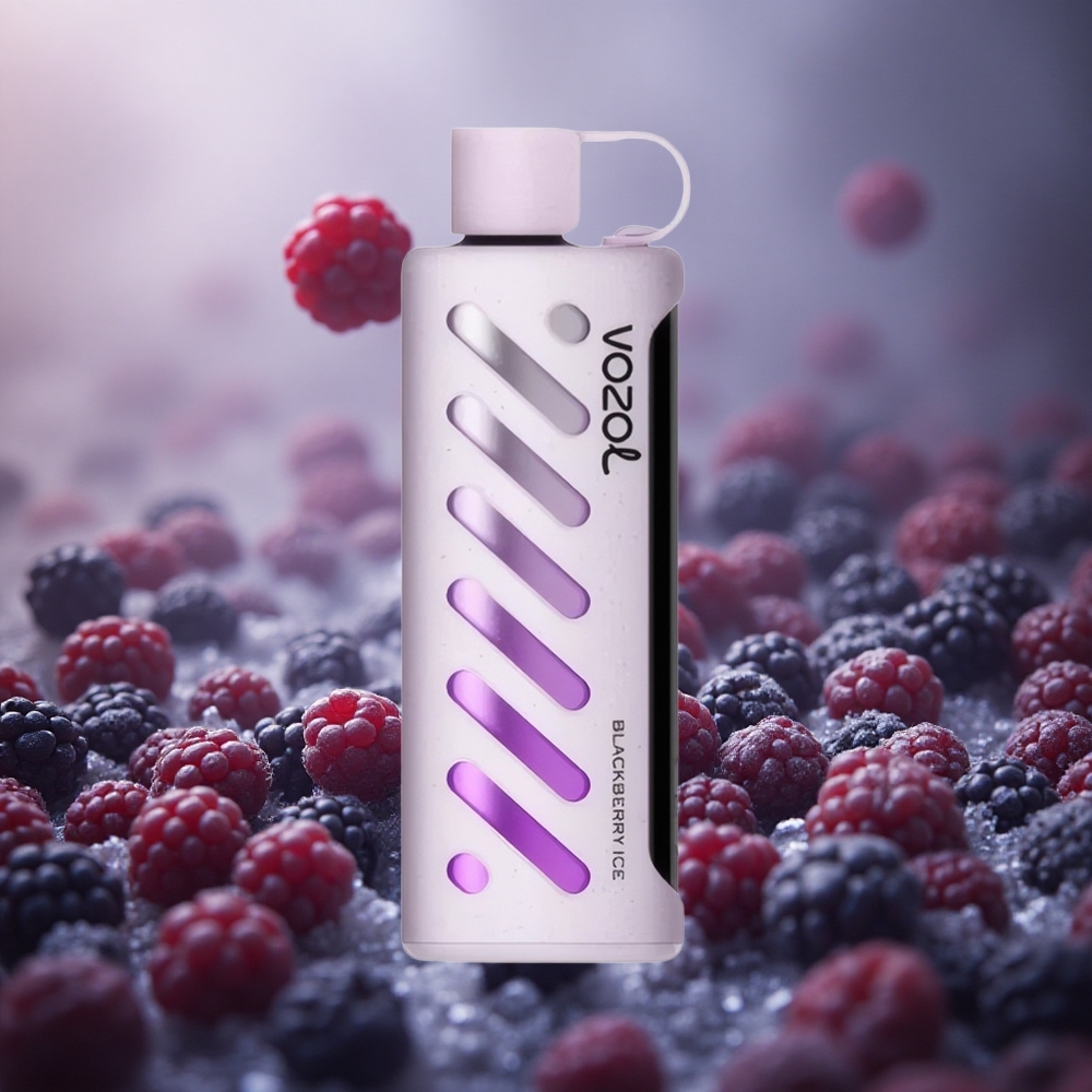 Juodųjų aviečių ledas VOZOL Gear Shisha 25000 užtraukimų su 1000mAh baterija Lithuania vape