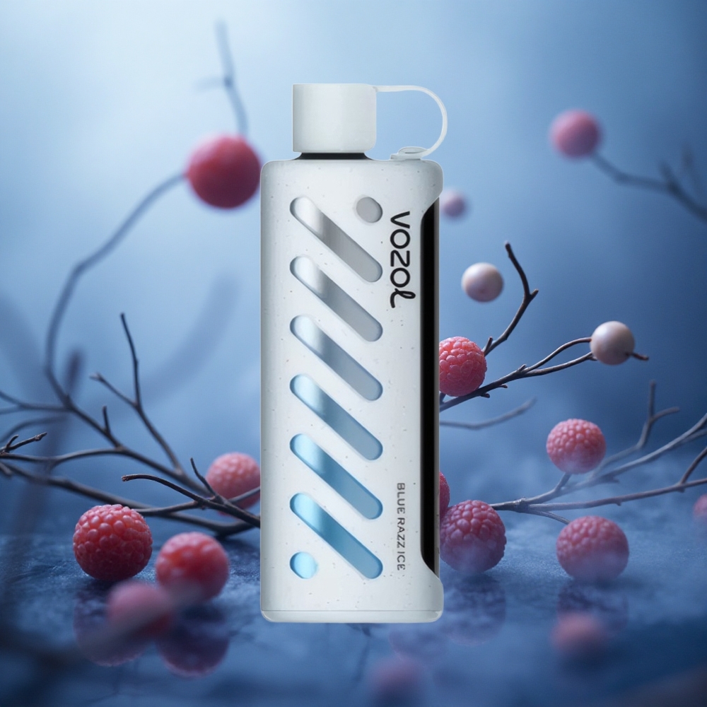 Mėlynųjų aviečių ledas VOZOL Gear Shisha 25000 užtraukimų 1000mAh Lithuania vape
