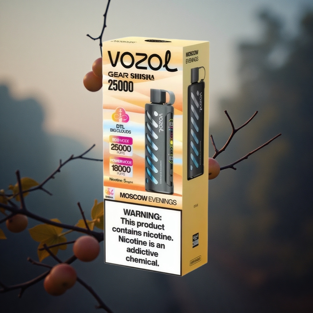 Maskuota Miskas VOZOL Gear Shisha 25000 Puffs, 1000mAh, Lithuania vape