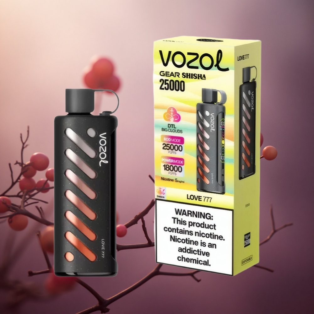 Meilė 777 VOZOL Gear Shisha 25000 Puffs Dual Mesh Lithuania vape