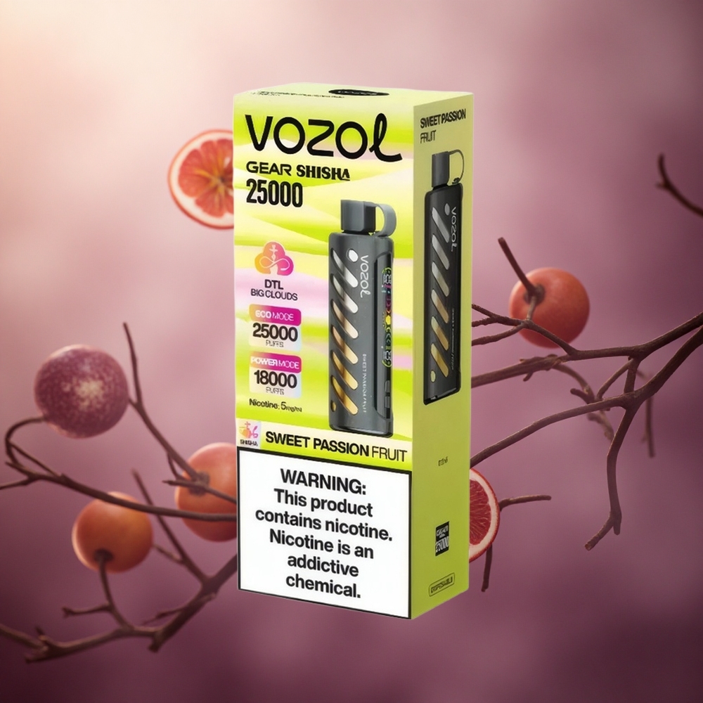 Saldus Pasiflora VOZOL Gear Shisha 25000 Puffs 1000mAh Lithuania vape