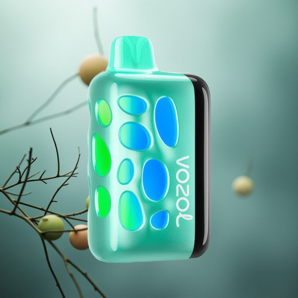 Šalta Mėta VOZOL RAVE 40000 Disposable 270° Spalvingas Švytėjimas Lithuania vape