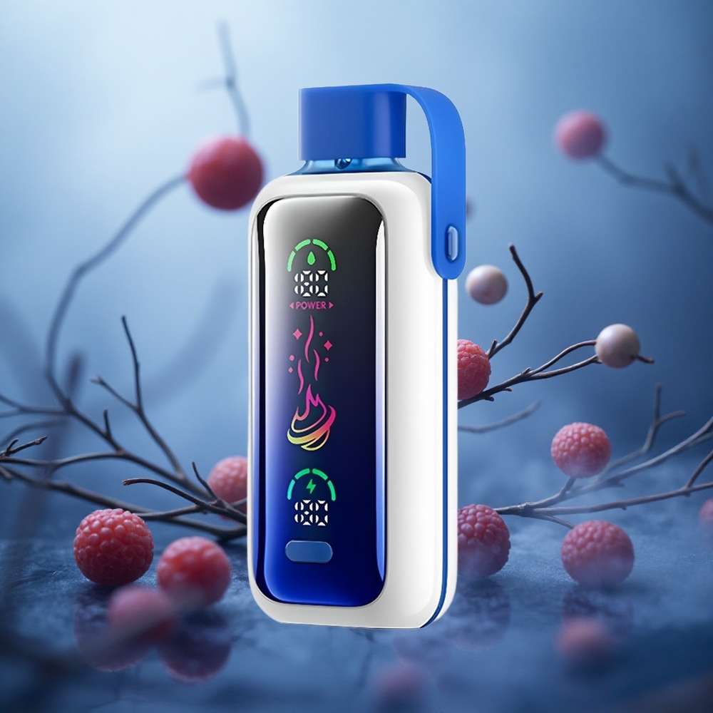 Mėlynųjų avietžių ledo skonio VOZOL Star 20000 Puffs 50mg/ml Lithuania vape