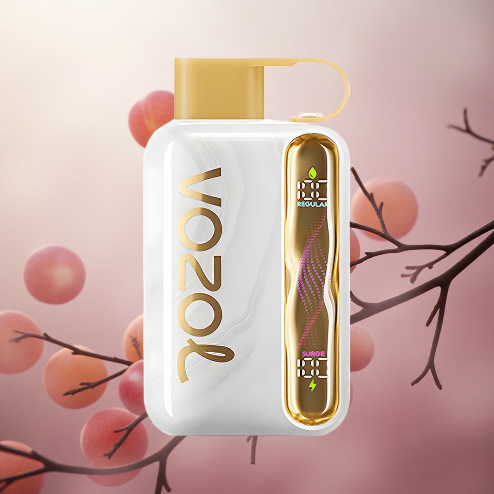 Baltasis Persikas Avietė VOZOL STAR 40000 Pūkų 1000mAh Lithuania vape