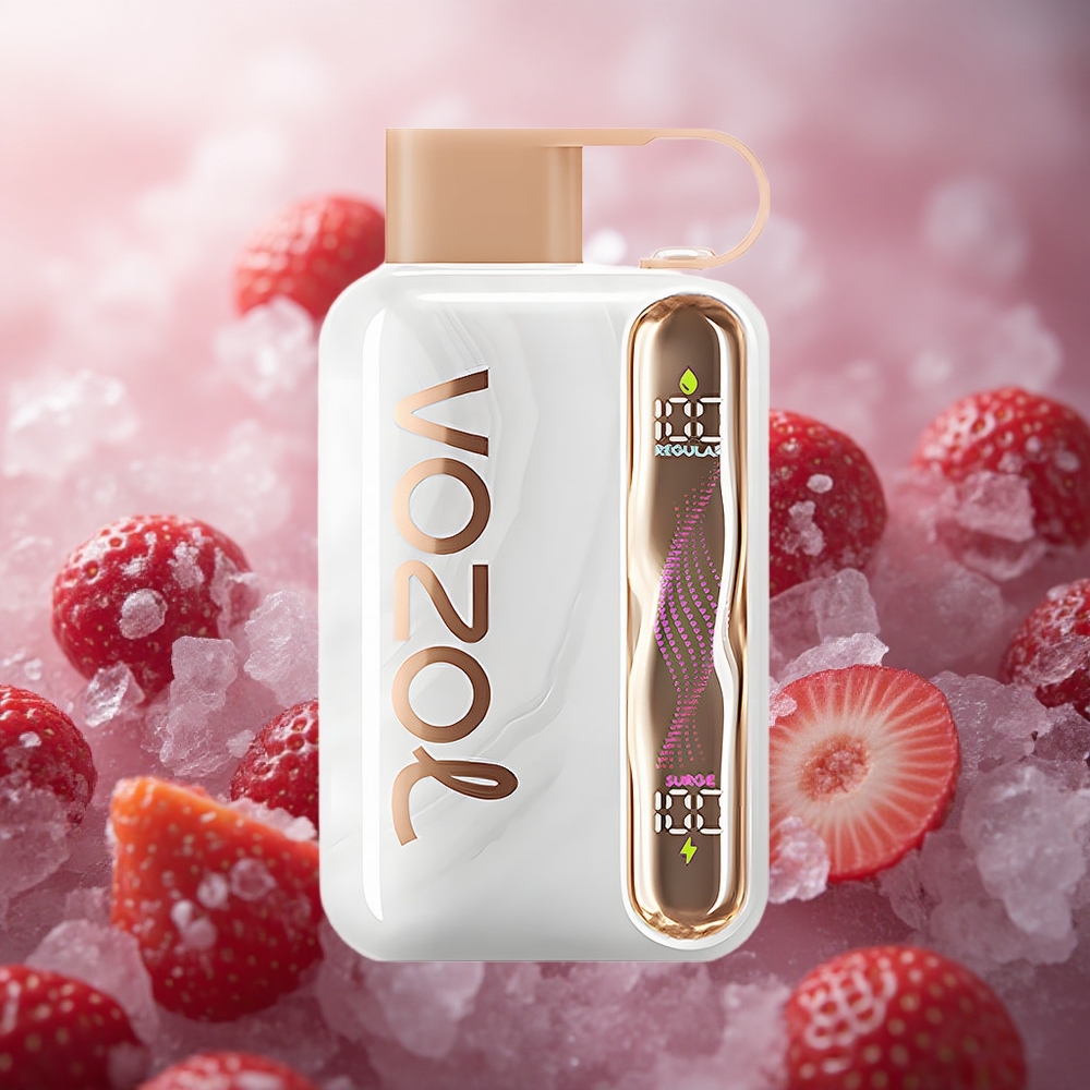 Braškių ledas VOZOL STAR 40000 Puffs 1000mAh Type-C Lithuania vape