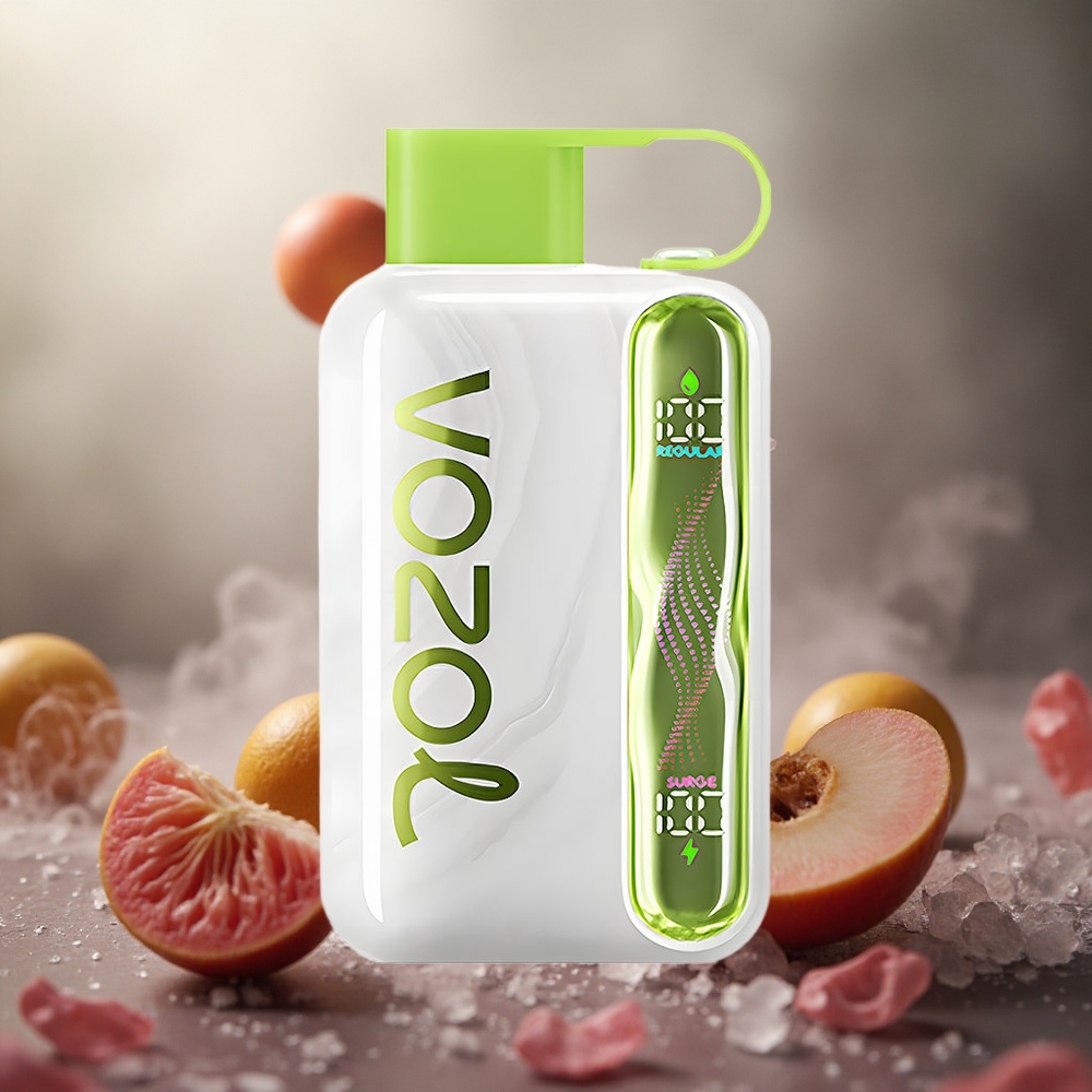 Rūgščios obuolių ledas VOZOL STAR 40000 Puffs 1000mAh Type-C Lithuania vape