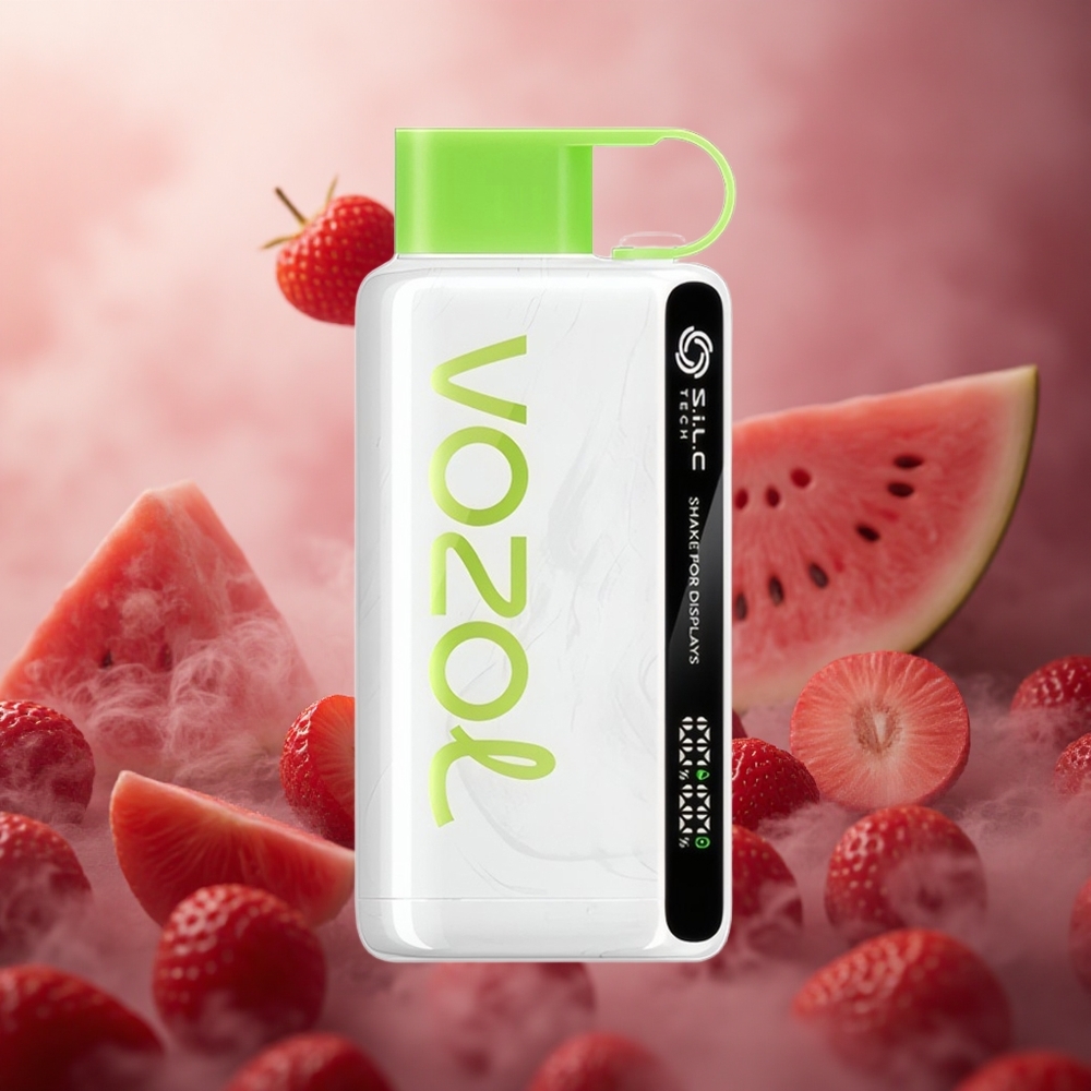 Braškių Arbūzas VOZOL STAR 9000/12000 Vienkartinis Vape S.i.L.C TECH Lithuania vape