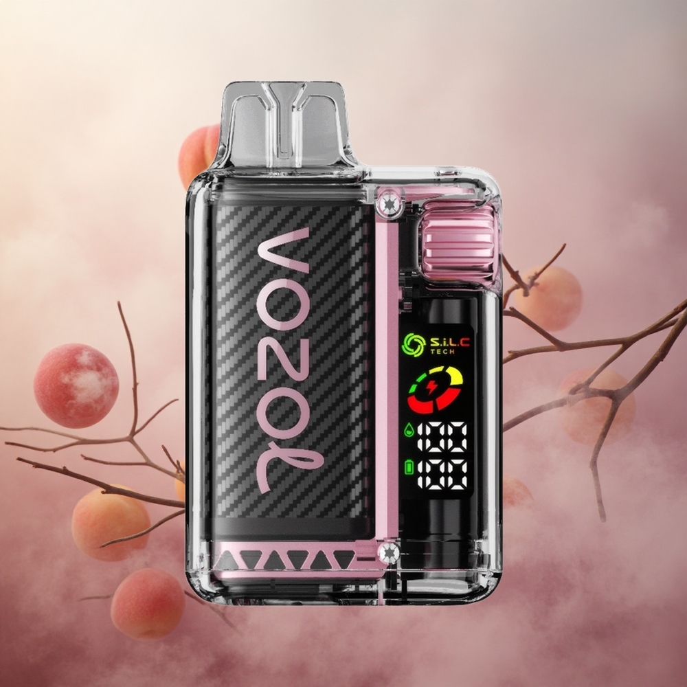 Persikas Ledas VOZOL Vista 20000 Puffs 650mAh OLED Lithuania vape