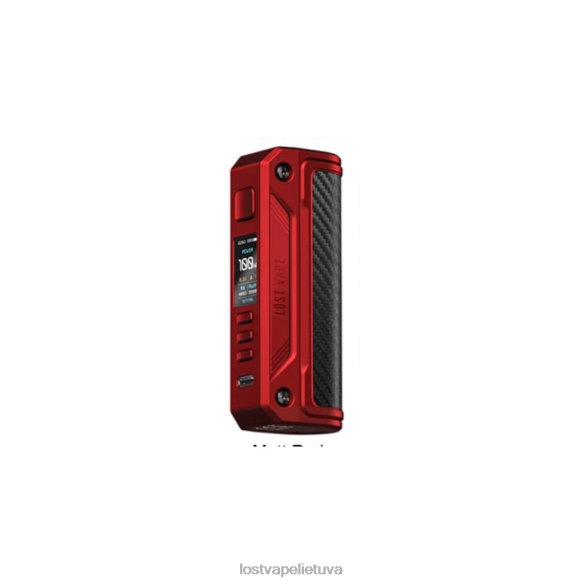 Lost Vape Customer Service - Lost Vape Thelema solo 100w mod matinis raudonas/anglies pluoštas 20V88253