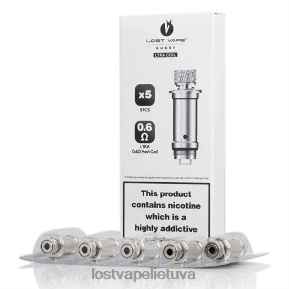 Lost Vape Lietuva - Lost Vape Lyra pakaitiniai ritės (5 pak.) tinklelio ritė 0,6ohm 20V88391